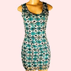 Track U.S.A. Turquoise and black diamond